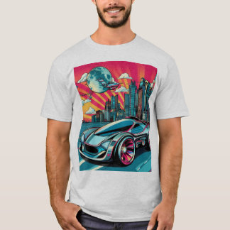 polo con imagen pop art  tシャツ