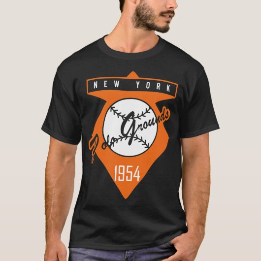 Polo Grounds 1954 Alt (American gift baseball dad  Tシャツ (正面)
