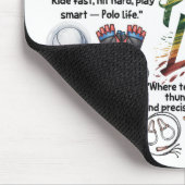 Polo Life Illustrated Mousepad マウスパッド (コーナー)