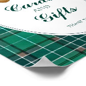 Polo Luxury Teddy Bear Baby Shower Cards and Gifts ポスター (角)