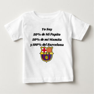 Polo para bebes y niños con Hinchas del barcelona  ベビーTシャツ