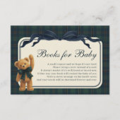 Polo Plaid Teddy Bear Books for Baby Boy エンクロージャーカード (正面)