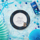 Polo Teddy Bear Baby Shower ペーパープレート (パーティー)