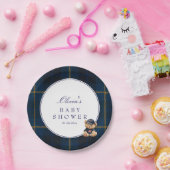 Polo Teddy Bear Baby Shower ペーパープレート (パーティー)