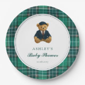 Polo Teddy Bear Baby Shower ペーパープレート (正面)