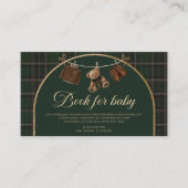 Polo Teddy Bear Classic Baby Shower book for baby エンクロージャーカード (正面)