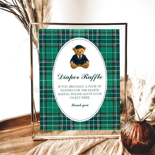 Polo Teddy Bear Diaper Raffle ポスター