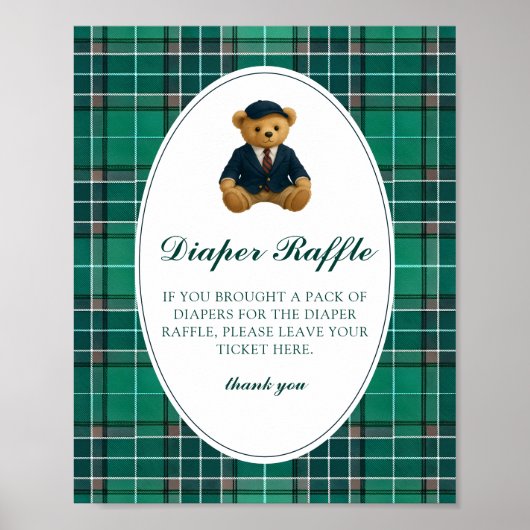 Polo Teddy Bear Diaper Raffle ポスター (正面)