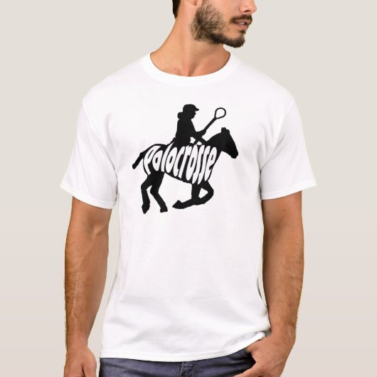 Polocrosse (シルエット) 3 tシャツ (正面)
