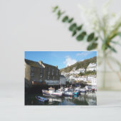 Polperroコーンウォール写真はがき ポストカード (スタンド正面)