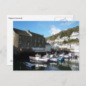 Polperroコーンウォール写真はがき ポストカード (正面/裏面)