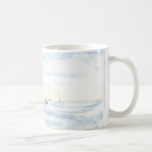 「Polruan城」のマグ コーヒーマグカップ (右)