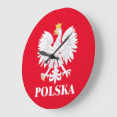 Polska 3 ラージ壁時計 (傾斜)