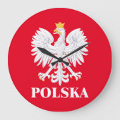 Polska 3 ラージ壁時計 (正面)