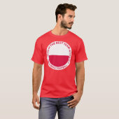 Polska Poland Art Shield Tシャツ (正面フル)