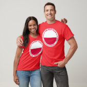 Polska Poland Art Shield Tシャツ (ユニセックス)