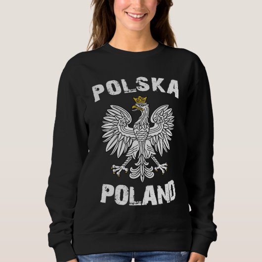 Polska Polish Poland スウェットシャツ (正面)