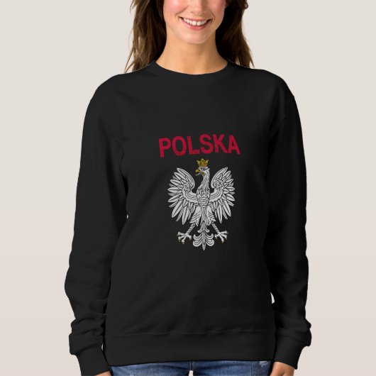 Polska Polish Poland  7 スウェットシャツ (正面)