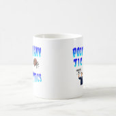 Poly = 多くの、Tic = 吸血する虫 コーヒーマグカップ (中央)