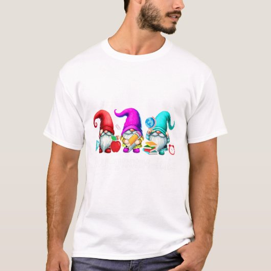 Poly-gnome-ials Three Gnomes Funny Teacher Mathema Tシャツ (正面)