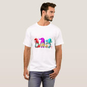 Poly-gnome-ials Three Gnomes Funny Teacher Mathema Tシャツ (正面フル)