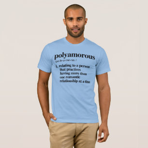 Polyamorous定義-定義されたLGBTQの言葉- Tシャツ