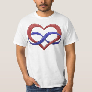 Polyamoryのプライドの無限ハート Tシャツ