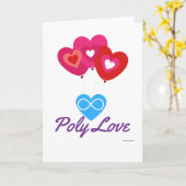 Polyamoryの挨拶状 カード (黄色い花)