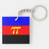 Polyamory Pride Flag キーホルダー (裏面)