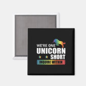 Polyamory Unicornおもしろい狩りA P内の問合せ マグネット (正面/裏面)