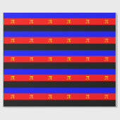 POLYAMOUSストライプデザイン-.png ラッピングペーパー (フラット)