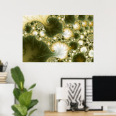 Polyatomic – フラクタルポスター ポスター (ホームオフィス)