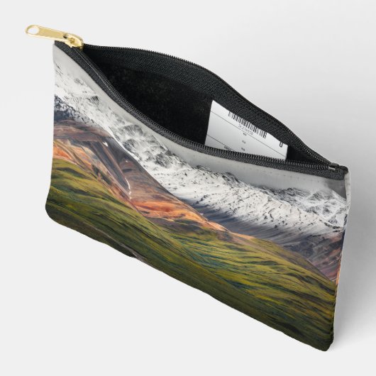 Polychrome mountain, Denali NP, Alaska アクセサリーポーチ (見開き)