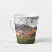 Polychrome mountain, Denali NP, Alaska カフェラテマグ (左アングル)