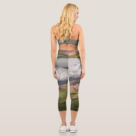 Polychrome mountain, Denali NP, Alaska カプリレギンス (裏面)