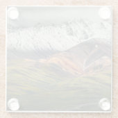 Polychrome mountain, Denali NP, Alaska ガラスコースター (裏面)