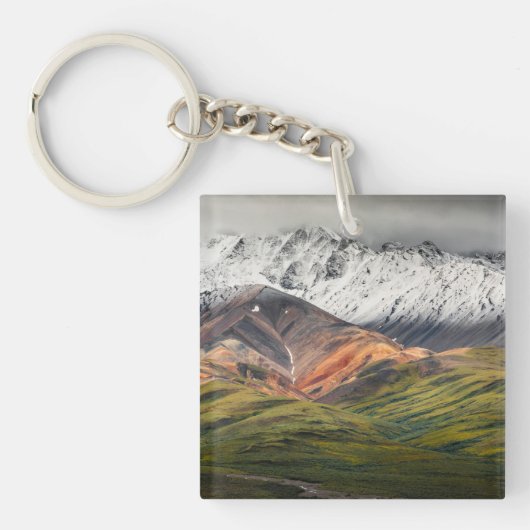 Polychrome mountain, Denali NP, Alaska キーホルダー (正面)