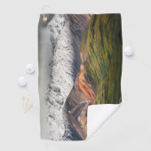 Polychrome mountain, Denali NP, Alaska ゴルフタオル (インサイチュ)