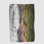 Polychrome mountain, Denali NP, Alaska ゴルフタオル (正面)