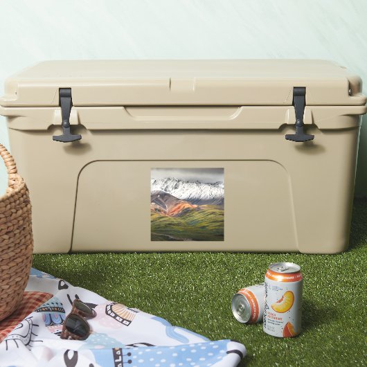 Polychrome mountain, Denali NP, Alaska シール (クーラー)