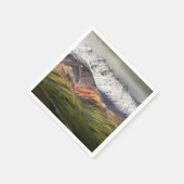 Polychrome mountain, Denali NP, Alaska スタンダードカクテルナプキン (角)