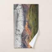 Polychrome mountain, Denali NP, Alaska バスタオルセット (ハンドタオル)