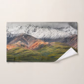 Polychrome mountain, Denali NP, Alaska バスタオルセット (ハンドタオル)