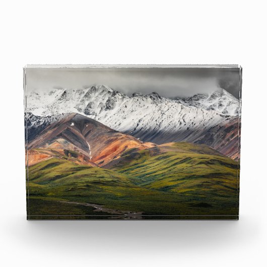 Polychrome mountain, Denali NP, Alaska フォトブロック (正面)