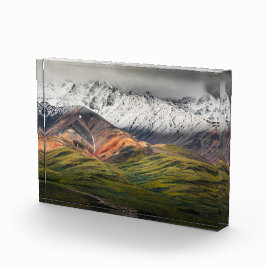 Polychrome mountain, Denali NP, Alaska フォトブロック