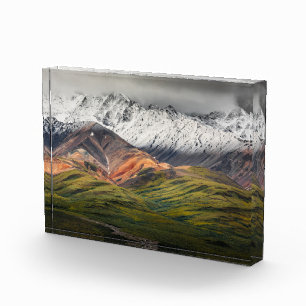 Polychrome mountain, Denali NP, Alaska フォトブロック
