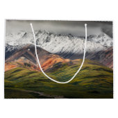 Polychrome mountain, Denali NP, Alaska ラージペーパーバッグ (裏面)