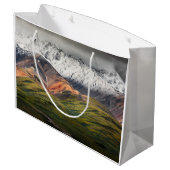 Polychrome mountain, Denali NP, Alaska ラージペーパーバッグ (裏面アングル)