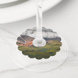 Polychrome mountain, Denali NP, Alaska ワイングラスタグ