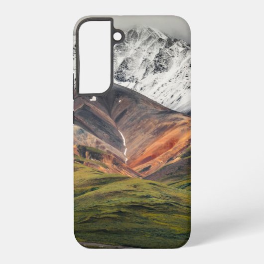 Polychrome mountain, Denali NP, Alaska Samsung Galaxyケース (裏面)